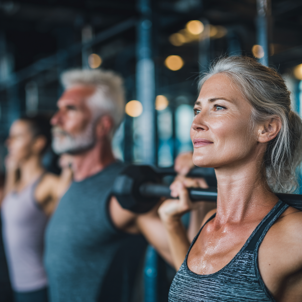 Усмихнати българи от различни възрасти готвят здравословна храна заедно в модерна кухня, показвайки свежи плодове и зеленчуци на масата